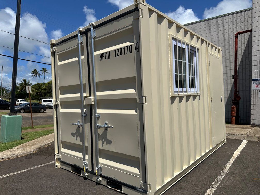 MPGU 1201704 Cube Storage Container/Office – 141"x88"x99" with Window