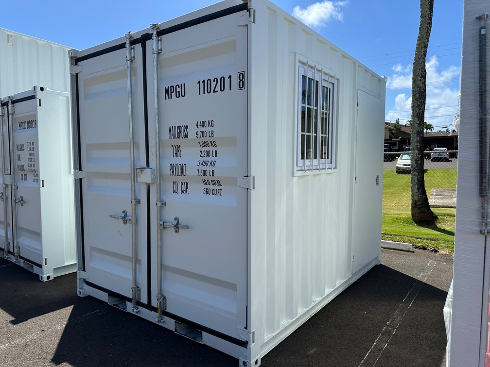 MPGU 1102018 Cube Storage Container/Office – 122"x88"x99" with Window