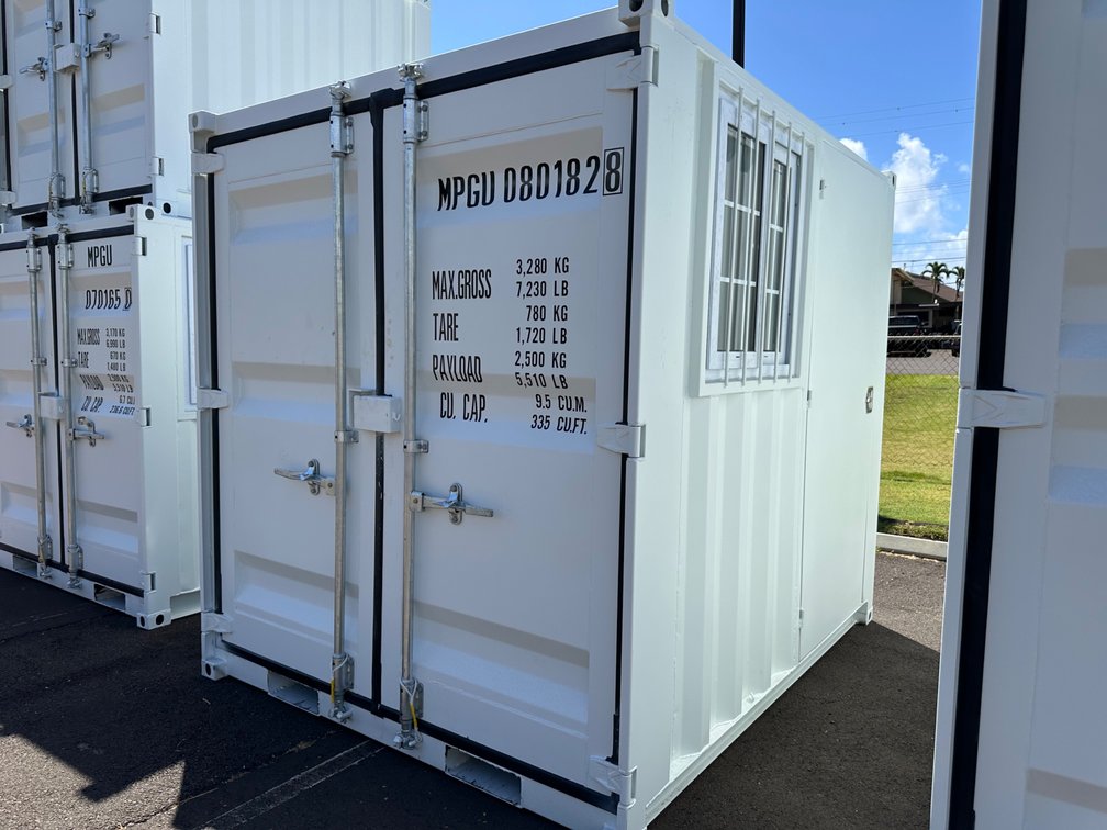 MPGU 0801828 Cube Storage Container/Office – 98"x80"x89" with Window