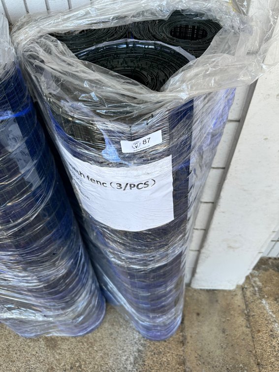 (X's 3) Rolls of Wire Mesh Fencing, 100ft x 3ft Each
