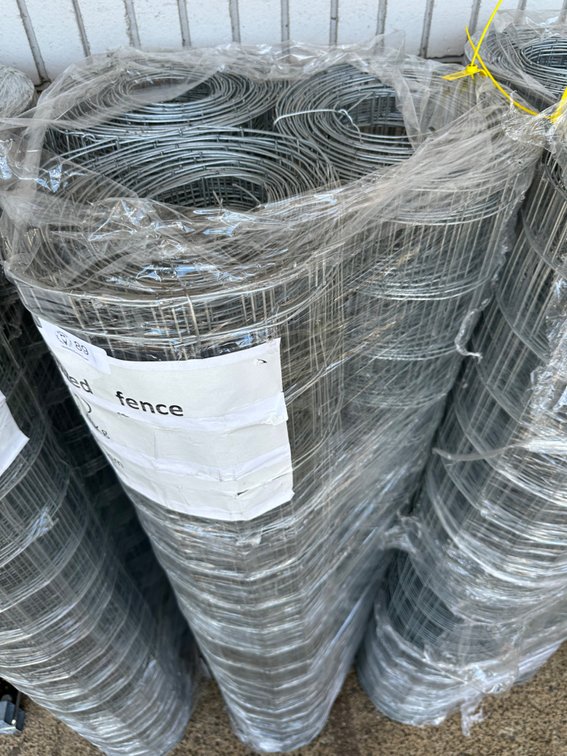 (X's 3) Galvanized Wire Fencing Rolls, 58" Tall
