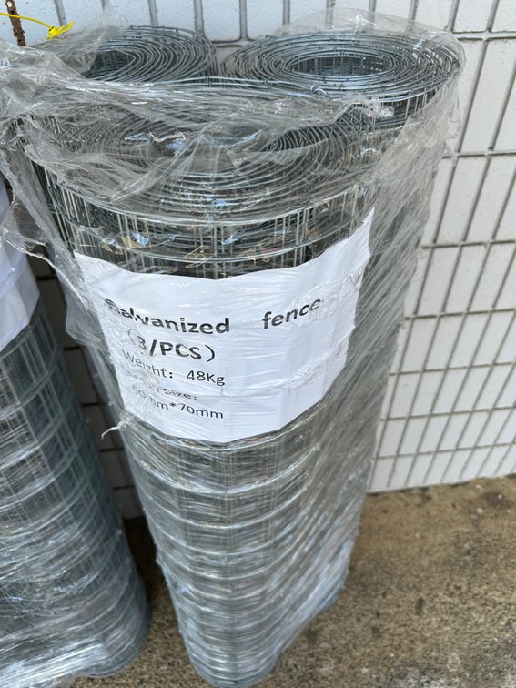 (X's 3) Galvanized Wire Fencing Rolls, 58" Tall