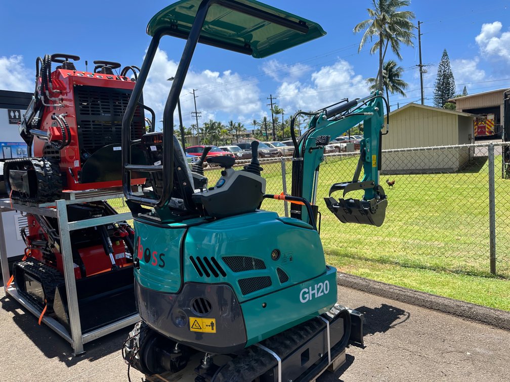 GH20 Mini Excavator – Teal