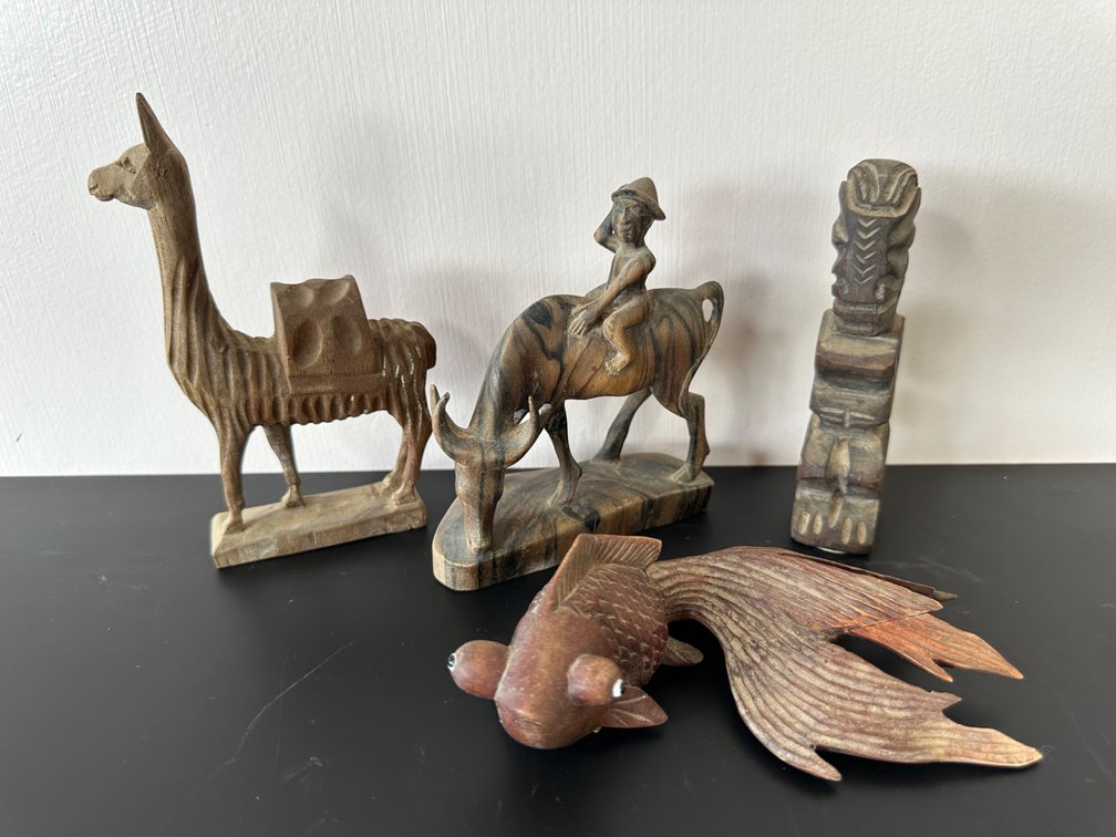 Set of Hand-Carved Figures – Global Folk Art