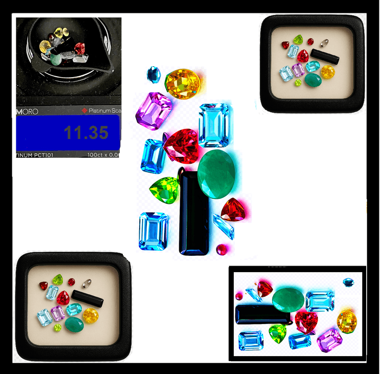 11.35 Ct Estate-Recycled Gemstone Medley │ Loose Multi-Color Gem Lot for Jewelry Making
