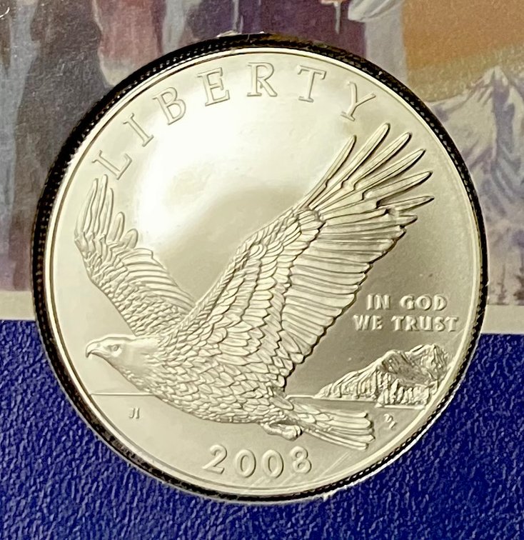 2008 U.S. Mint Bald Eagle Coin & Medal Set – Sealed!