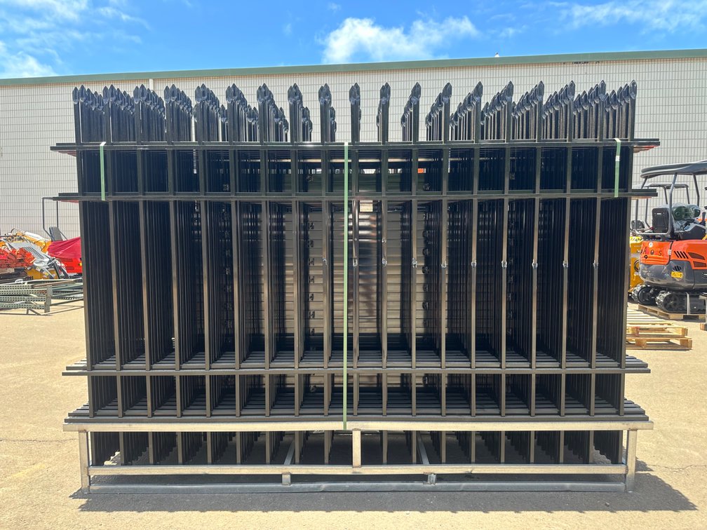 (X's 45) Wrought Iron Fence Panels