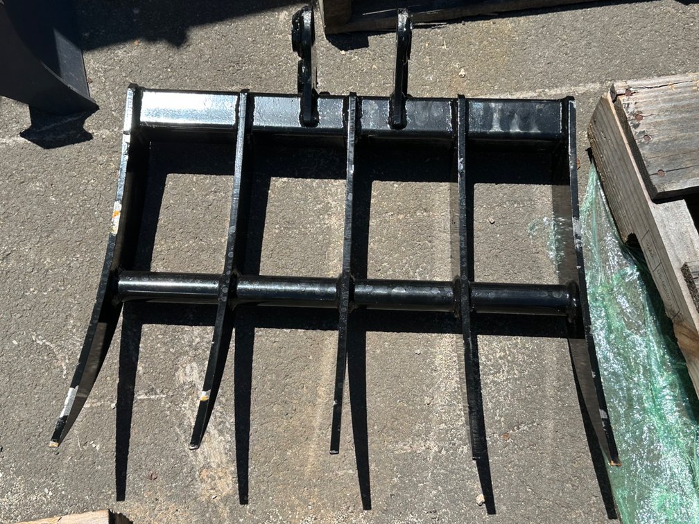 Mini Excavator Grapple Rake Attachment
