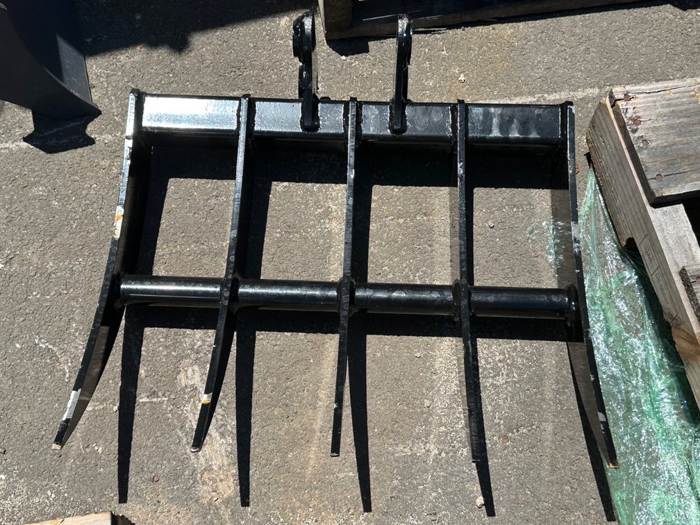 Mini Excavator Grapple Rake Attachment