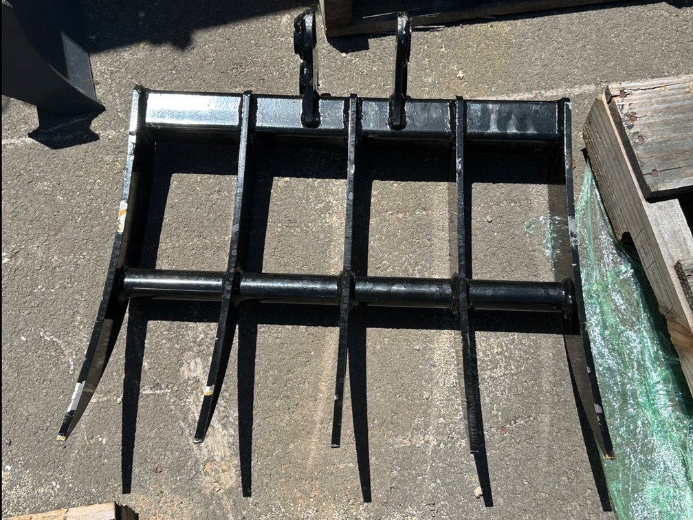 Mini Excavator Grapple Rake Attachment