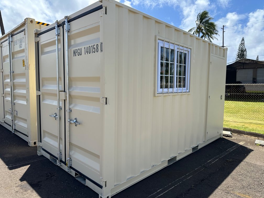 MPGU 140158 Cube Storage Container/Office – 88"x167"x99" with Window