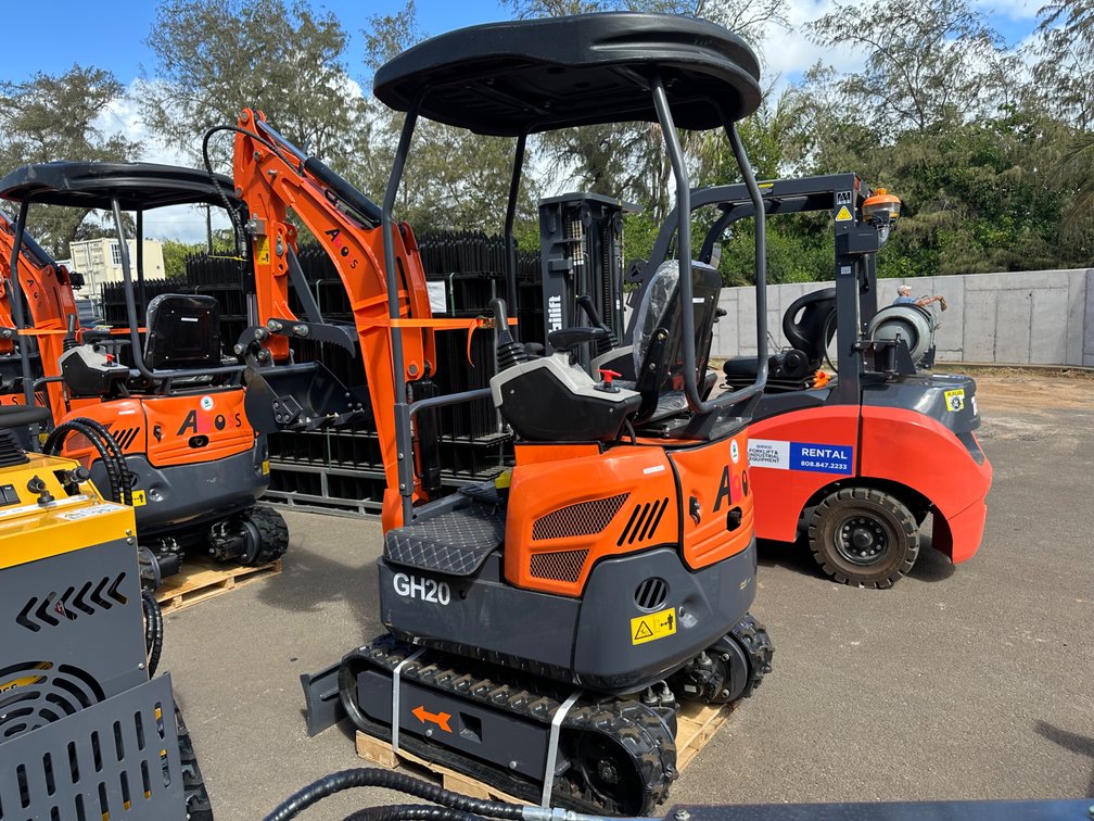 GH20 Mini Excavator – Orange