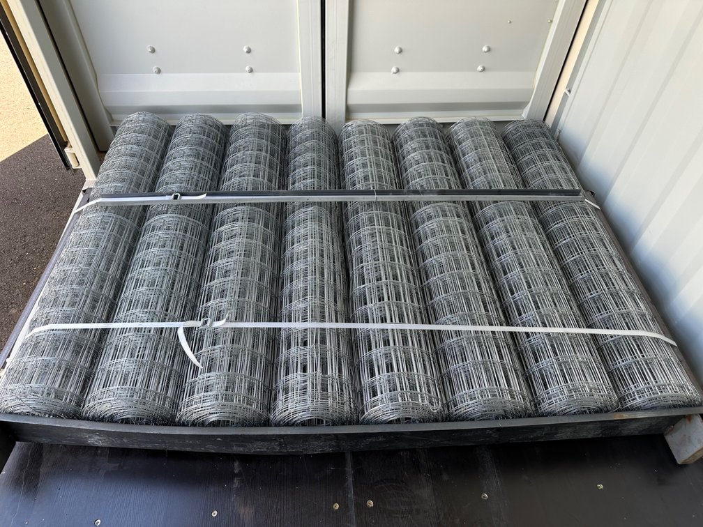 (X's 8) Galvanized Wire Fencing Rolls
