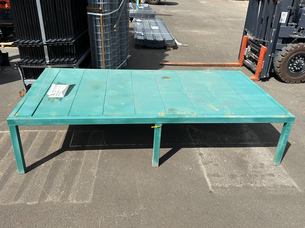 Steel Work Bench – Heavy-Duty 89"W x 47"L x 20"H Industrial Table 