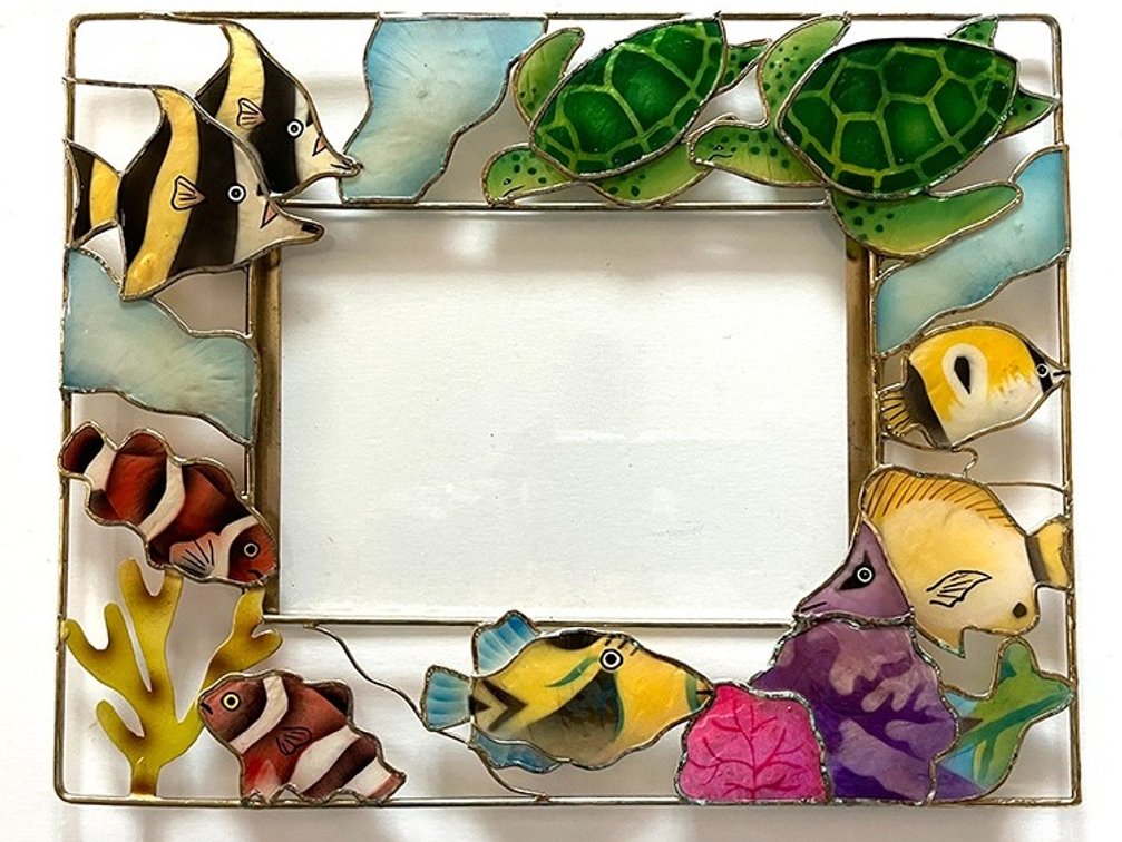 Handmade Picture Frame by Kauai Suncatchers
