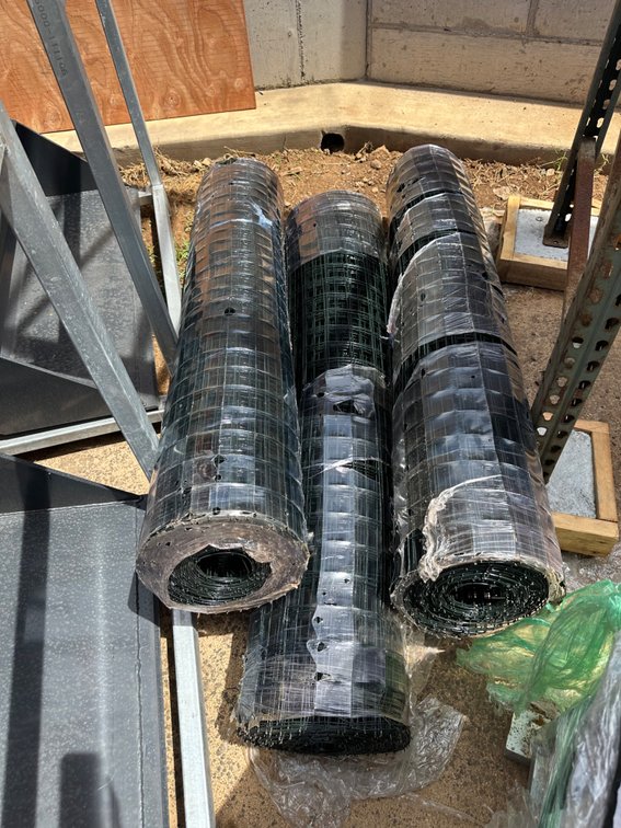 (X's 3) Wire Mesh Fence 100FT Each, 60mm x 60mm Mesh Size