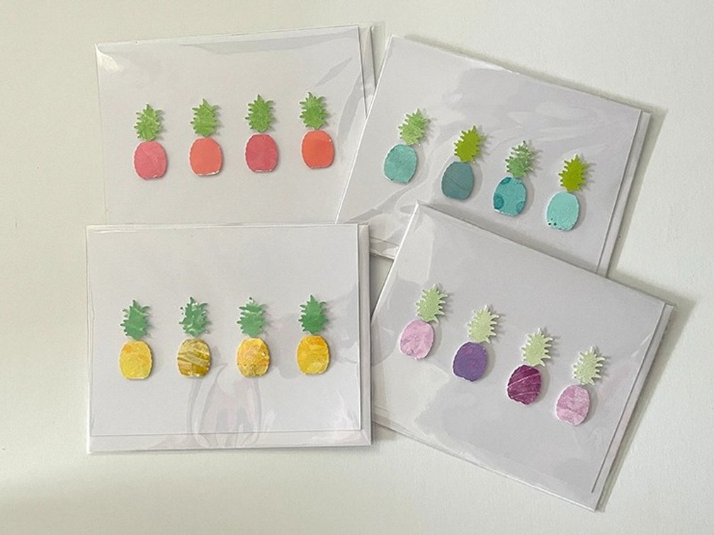 Handmade Pineapple Cards