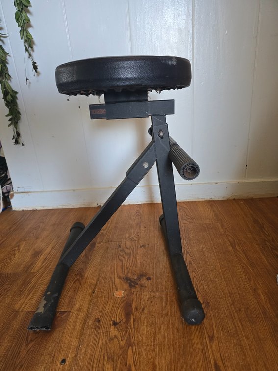 Black Travel Stool