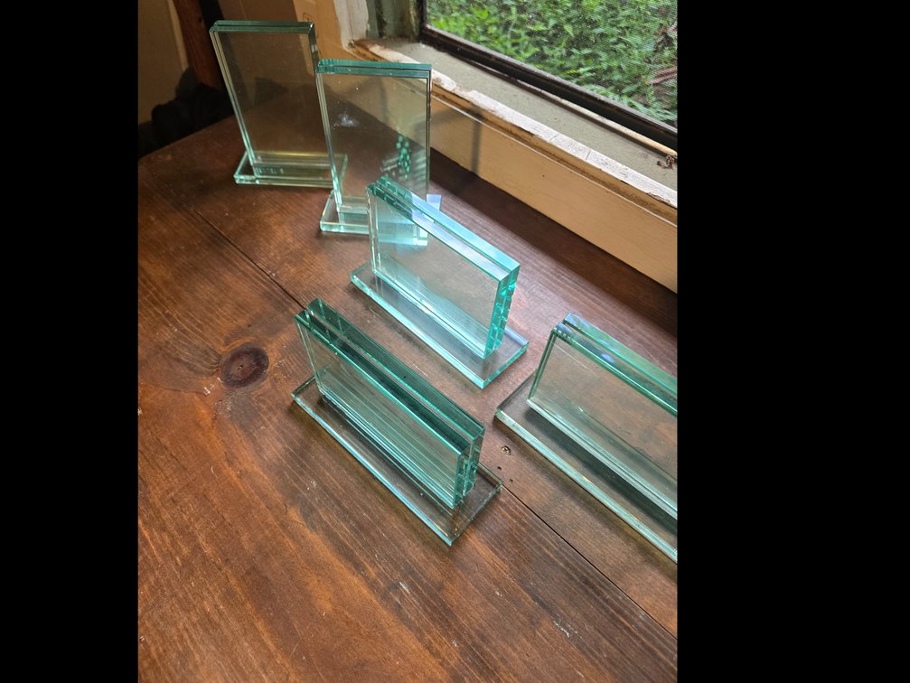 Glass frame set