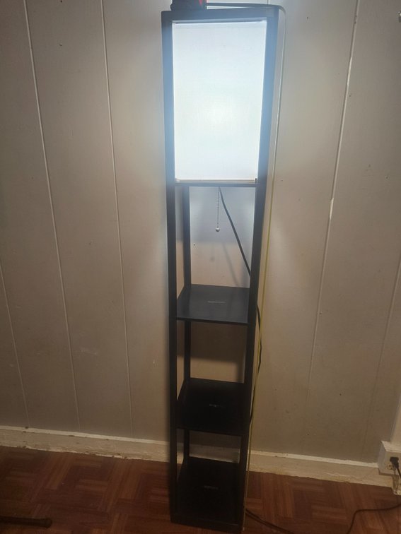 Lamp with Built in shelving