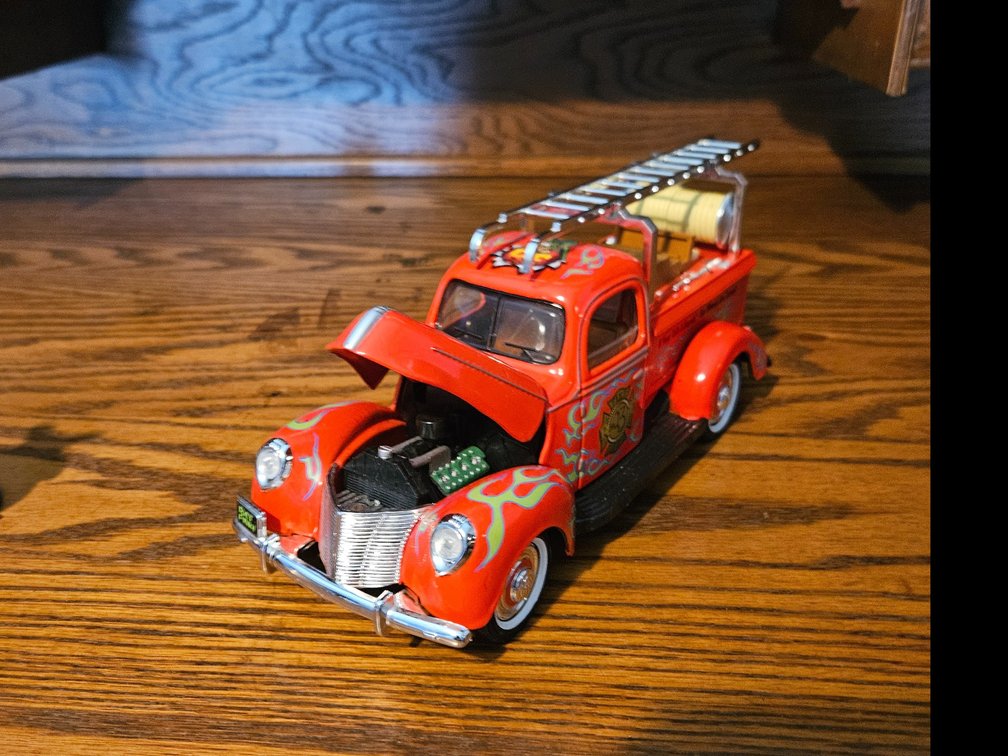 Rat Fink firetruck and figure 