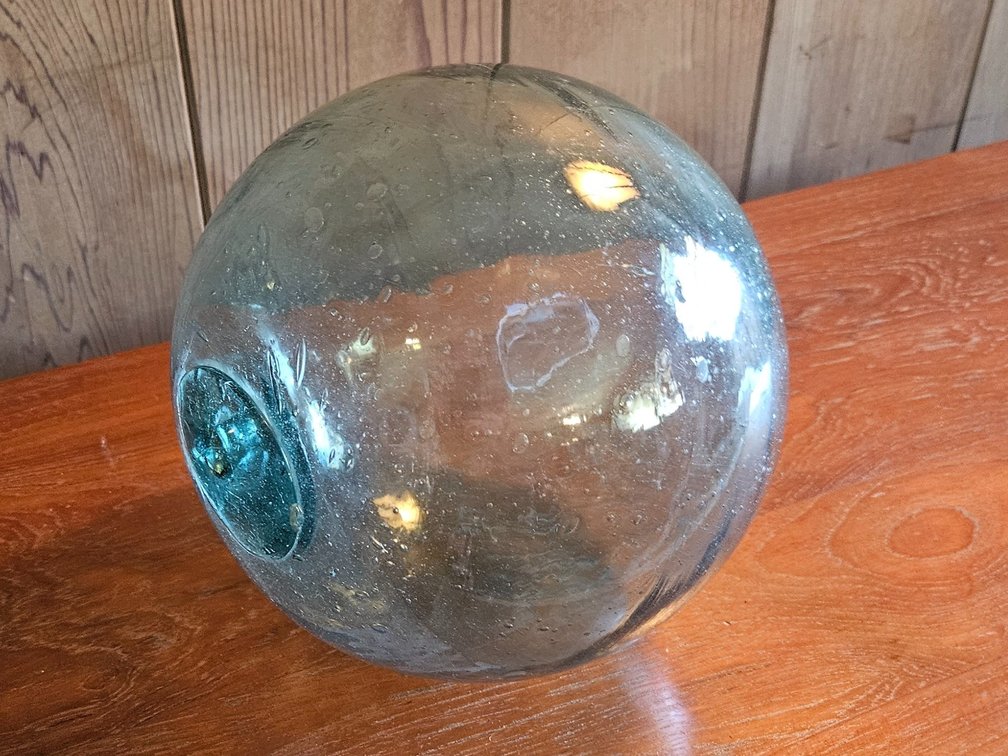 Glass ball. 