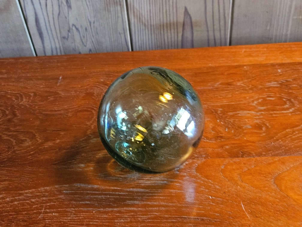 Glass ball. 