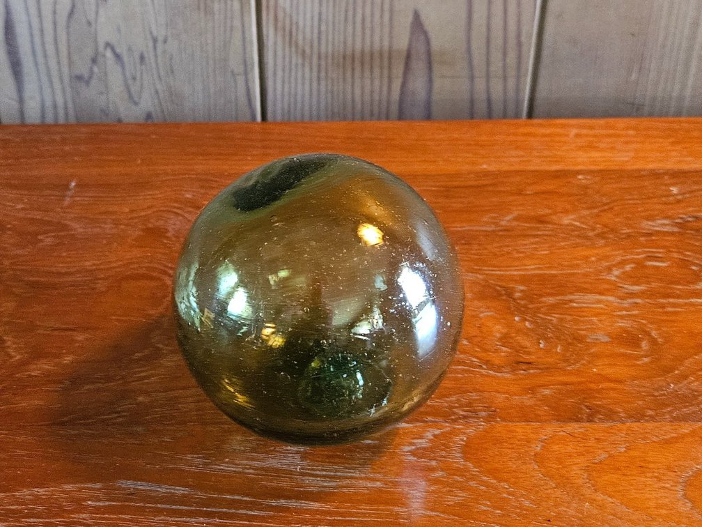 Glass ball. 