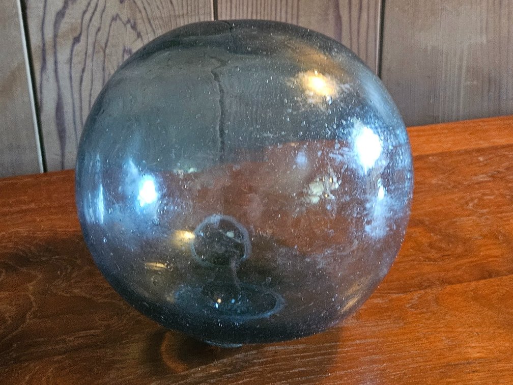 Glass ball. 