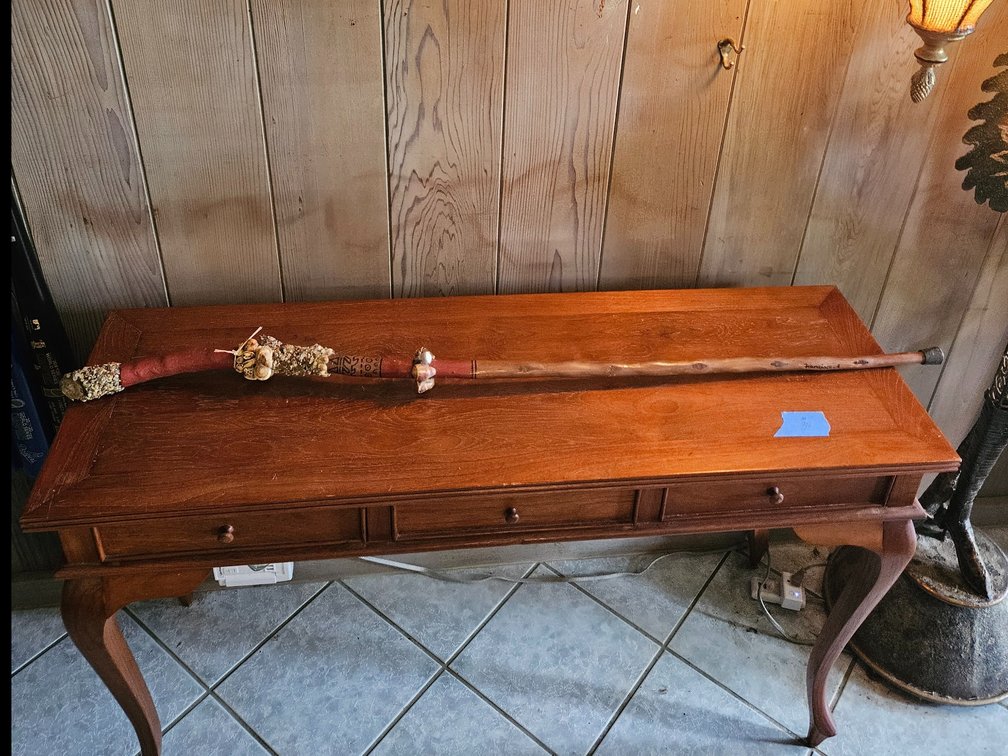 Kahuna blessed walking stick.
