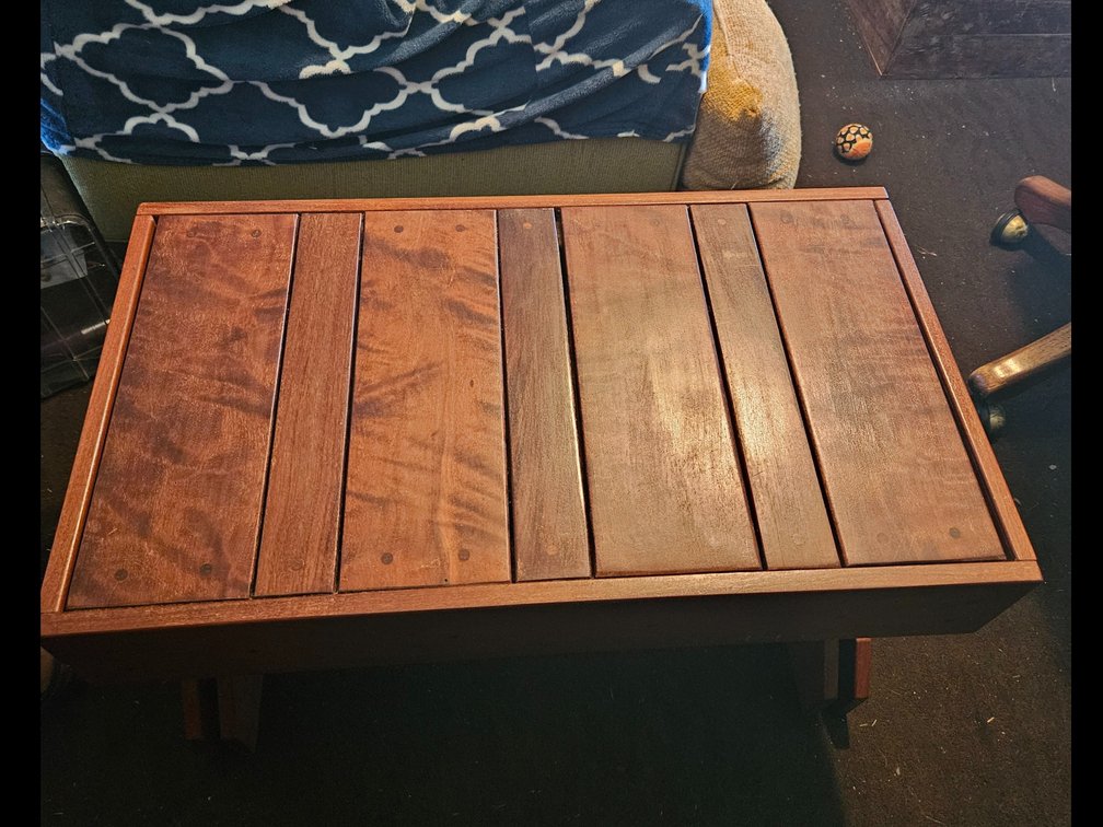 Ipe wood bench