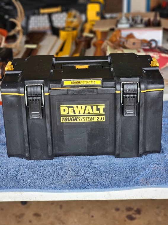 Dewalt large Toughsystem large tool box. 
