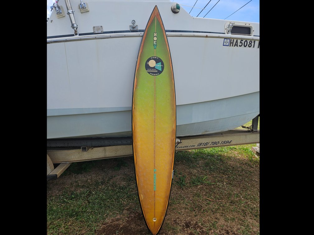 8'3" Hoey Dustin Johnston surfboard. 