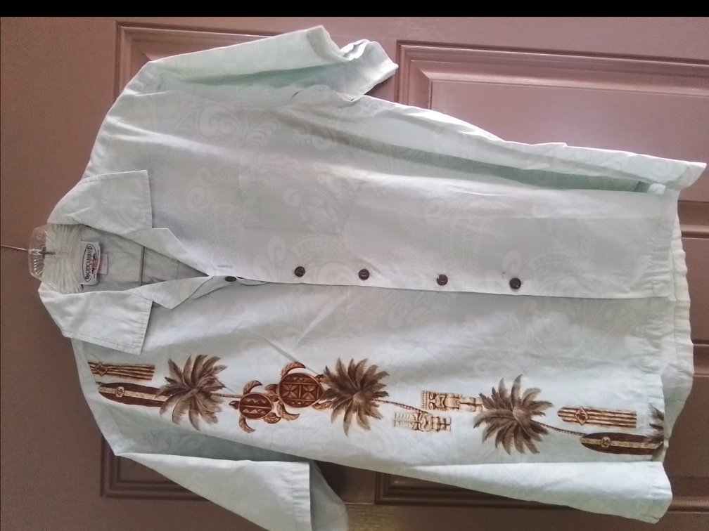 (X's3) Vintage Hawaiian men shirts 