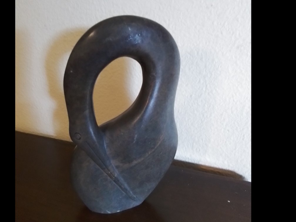  SHONA  Sculpture Stork 