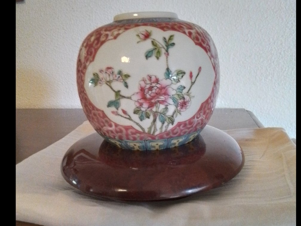 Vintage ball vase