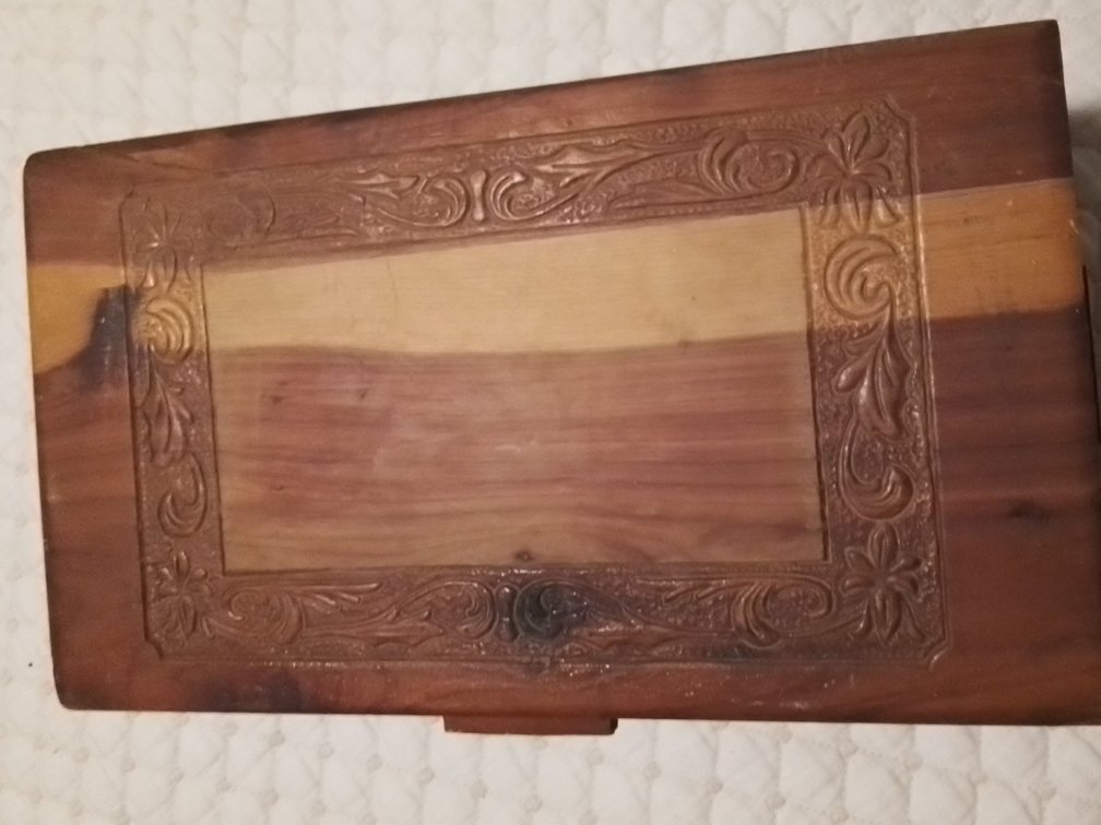 Wood  incense box