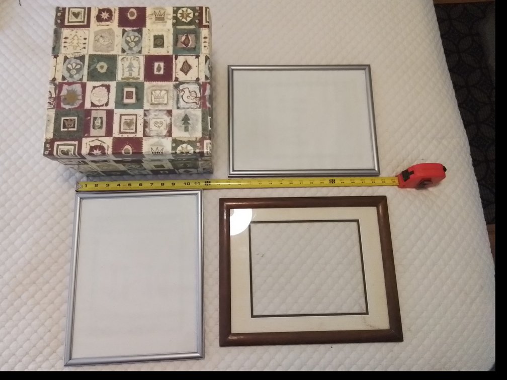 Picture frames and storage boxes