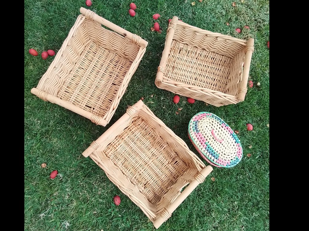 Rattan baskets 