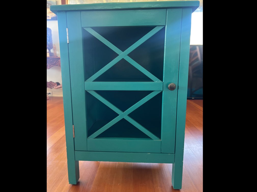 Blue night stand 