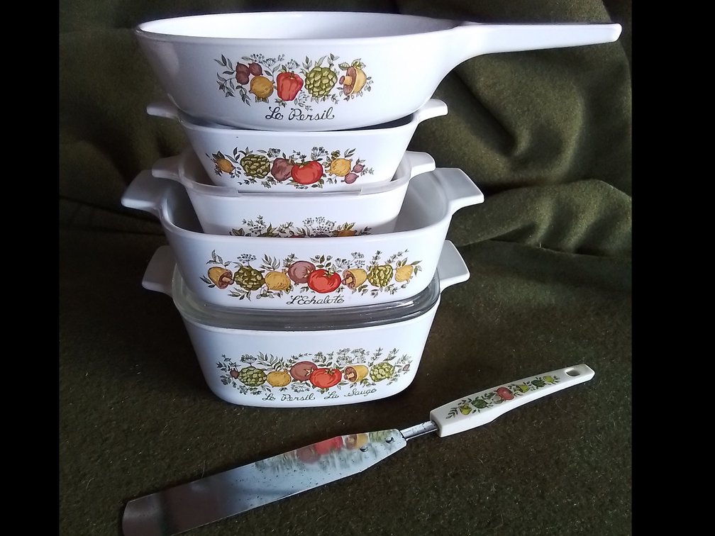  VINTAGE Corningware  Spice of Life