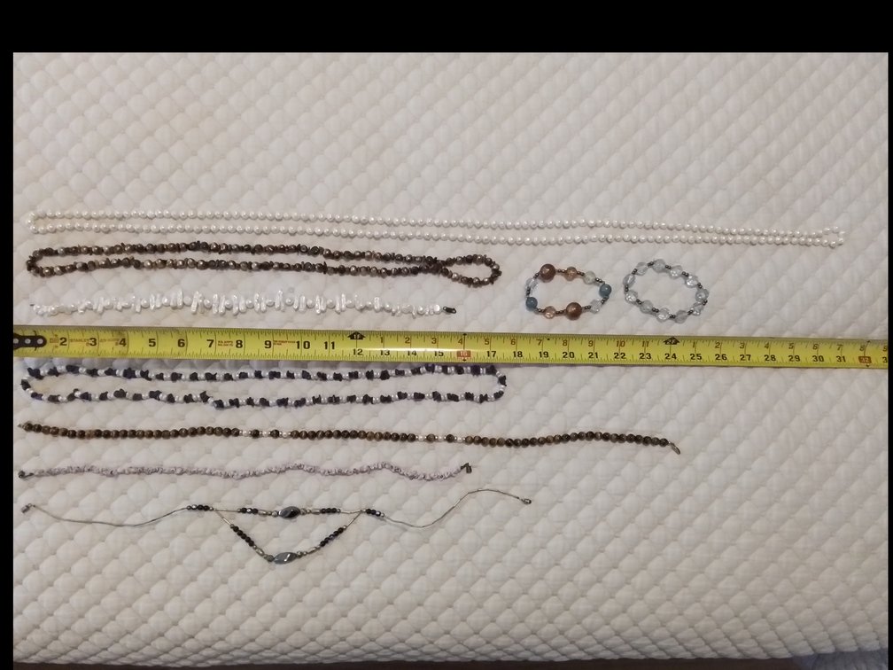 Necklaces and bracelets