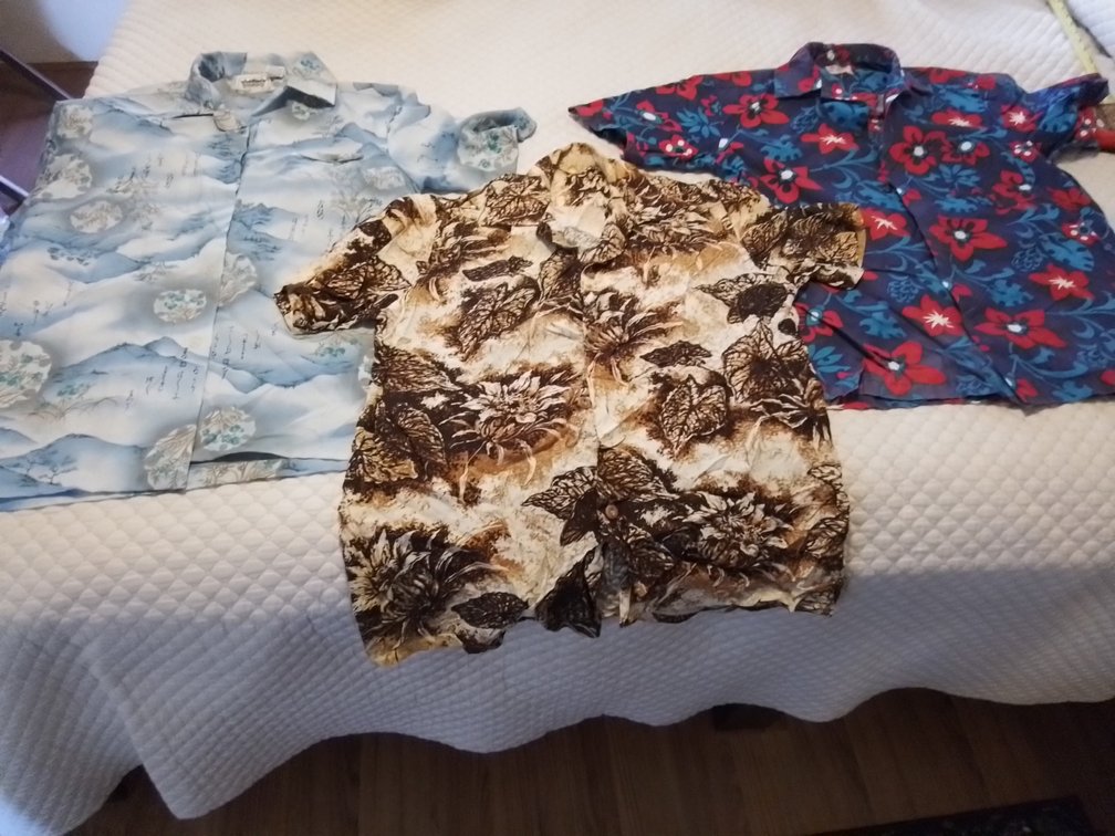 (X's3) Aloha men shirt 