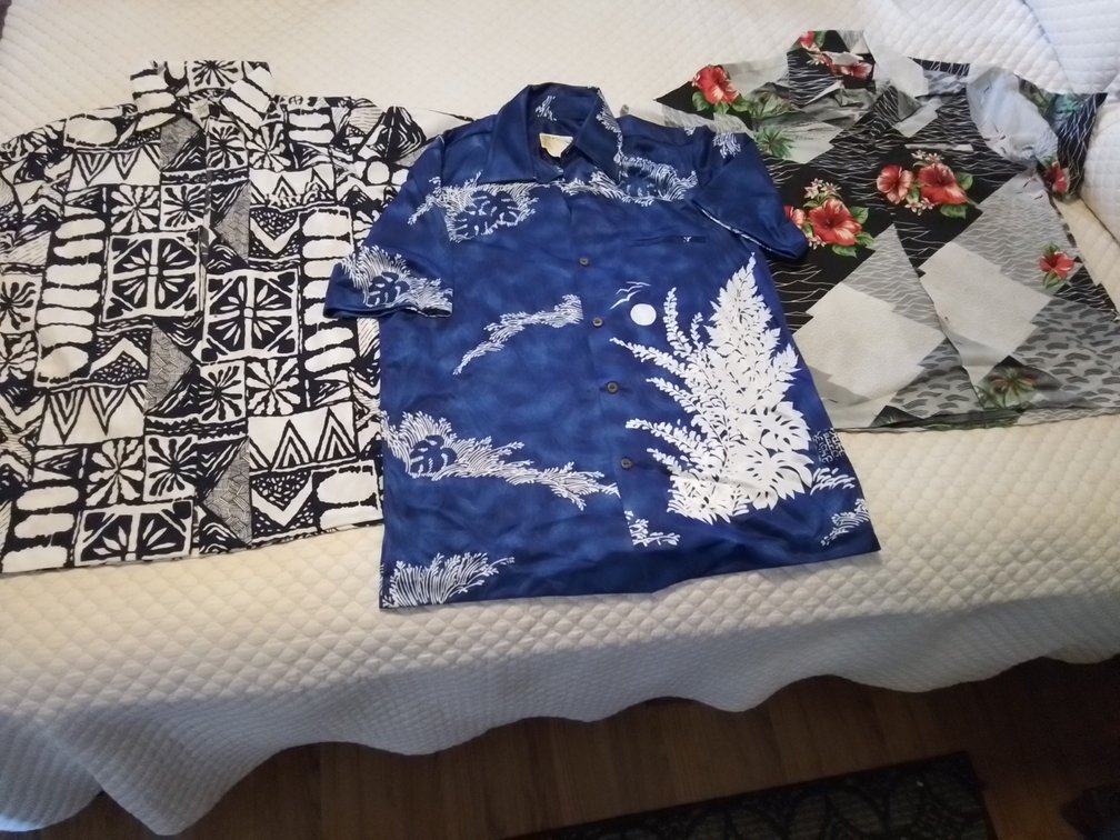 (X's3) Aloha men shirt 