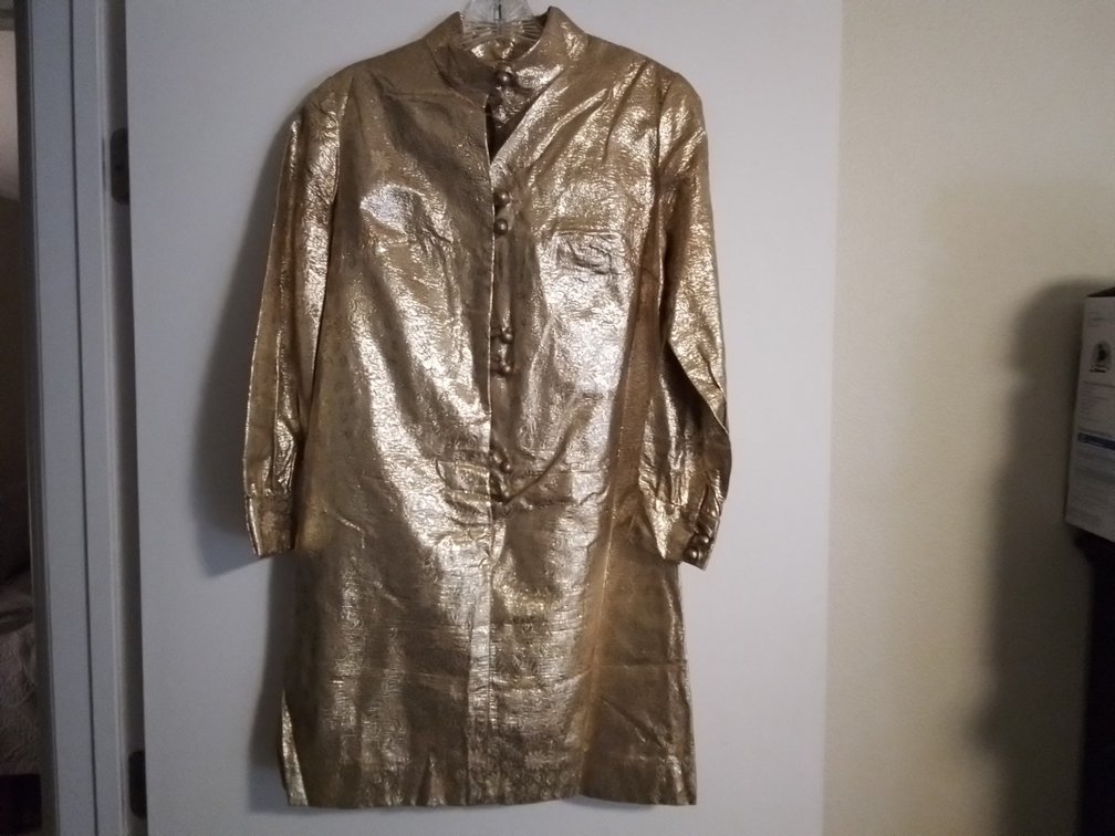 Gold 60's mini dress