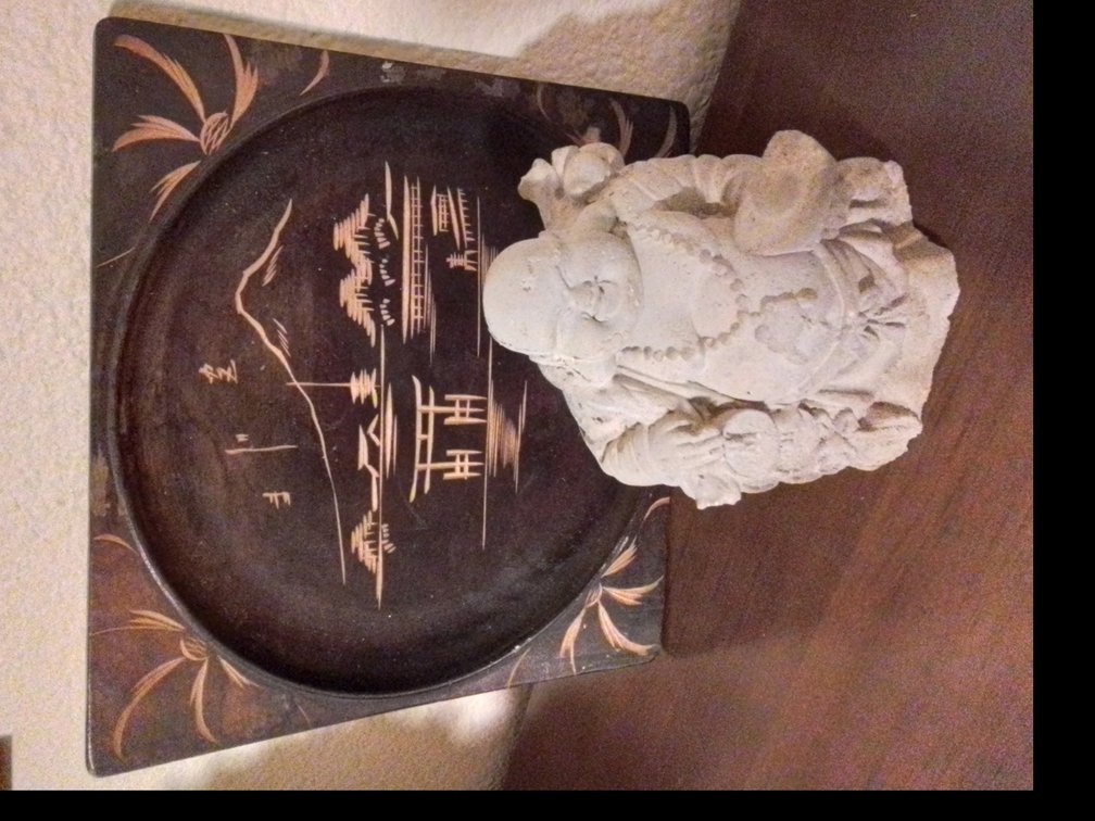 Budda--clay cast