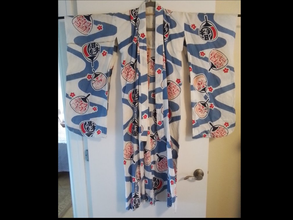 Kimono child's cotton poly