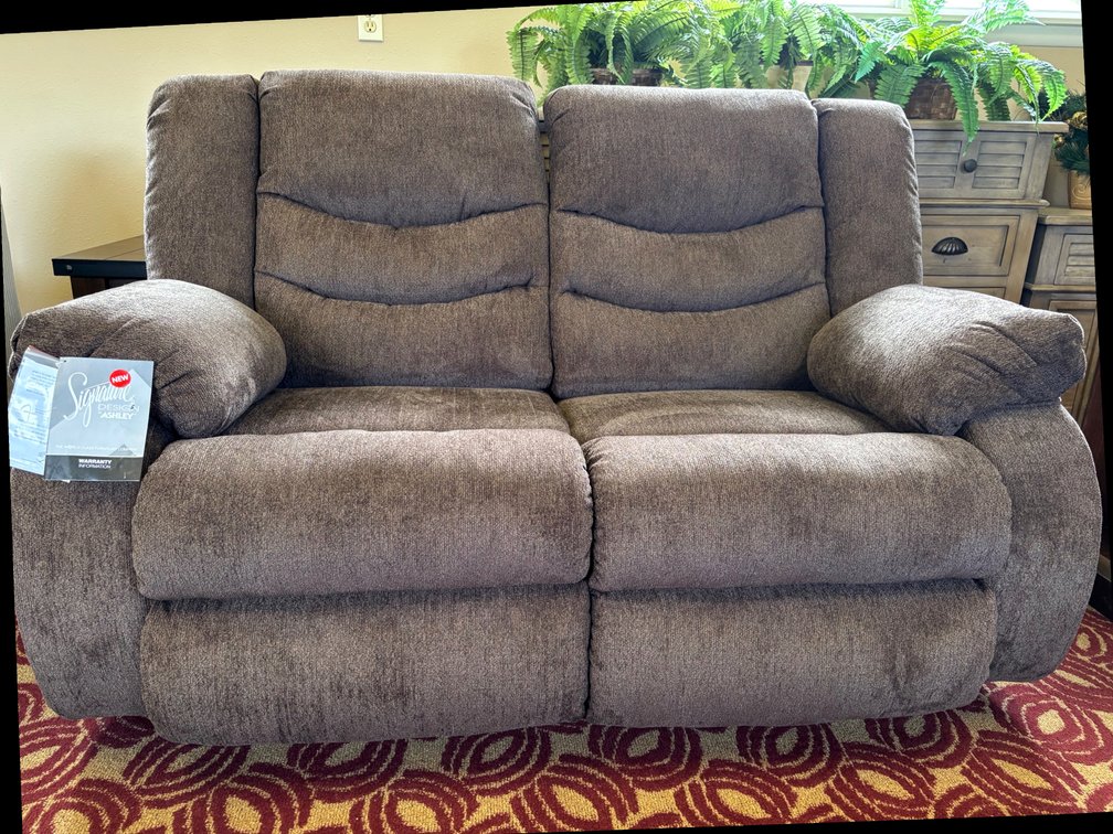 Brand New Ashley Furniture Brown Loveseat Recliner