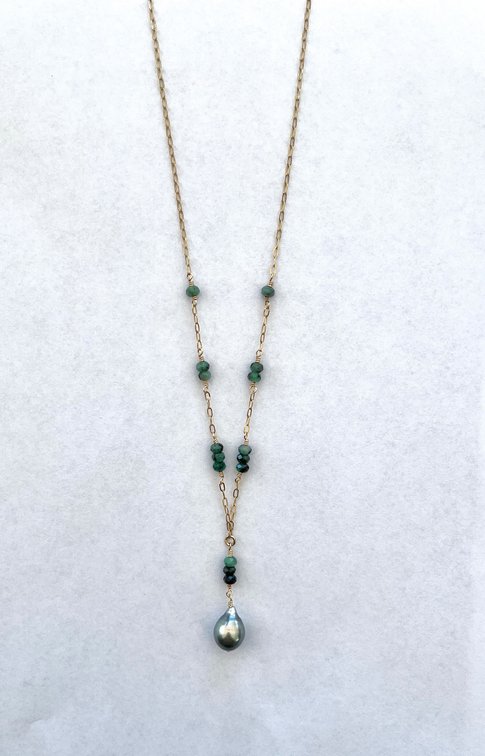 10.2x13.7mm Tahitian Pearl Necklace