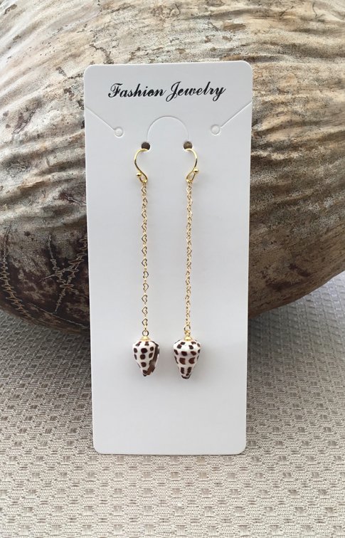 Hebrew Shells Dangle Earrings